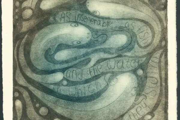 Dry Point Print - Lucy Lee